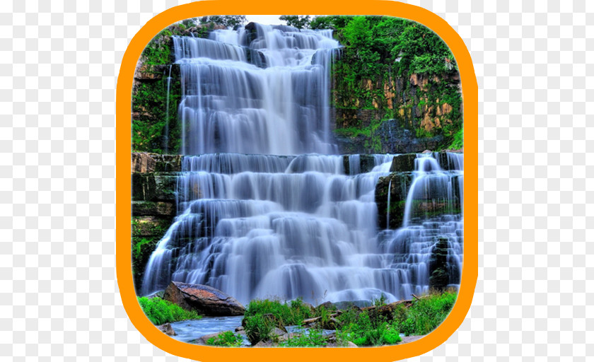 Desktop Wallpaper Waterfall Download PNG