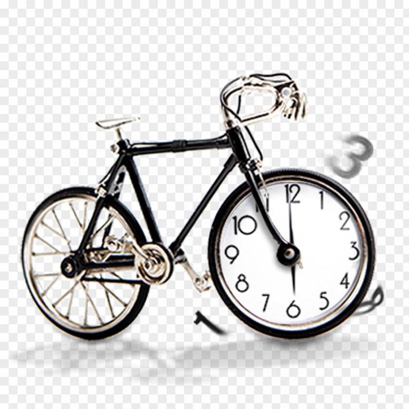 Rolling Time Single-speed Bicycle Disc Brake Fixed-gear PNG