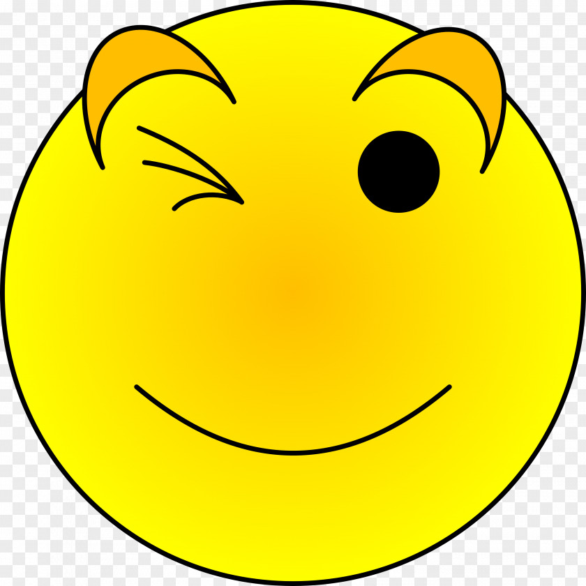 Smiley Emoticon Wink Clip Art PNG