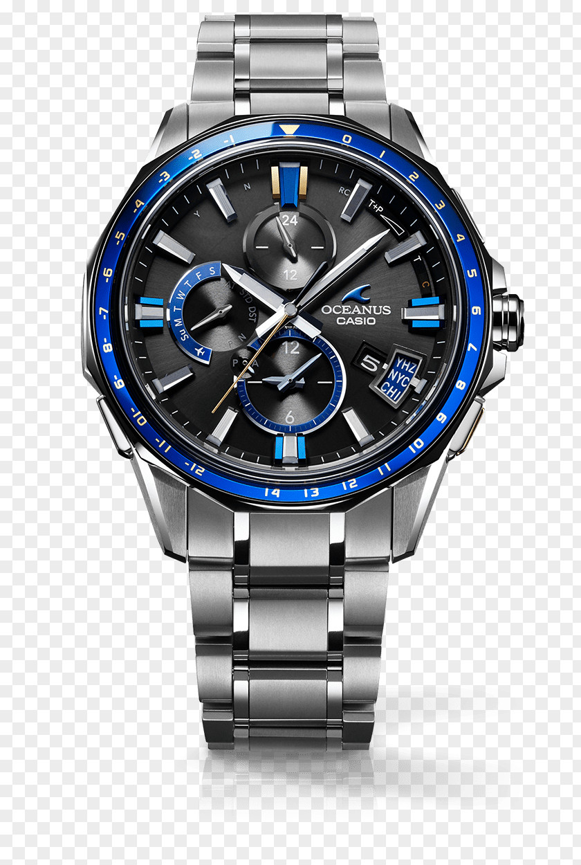 Watch Casio Oceanus Sapphire Radio Clock PNG