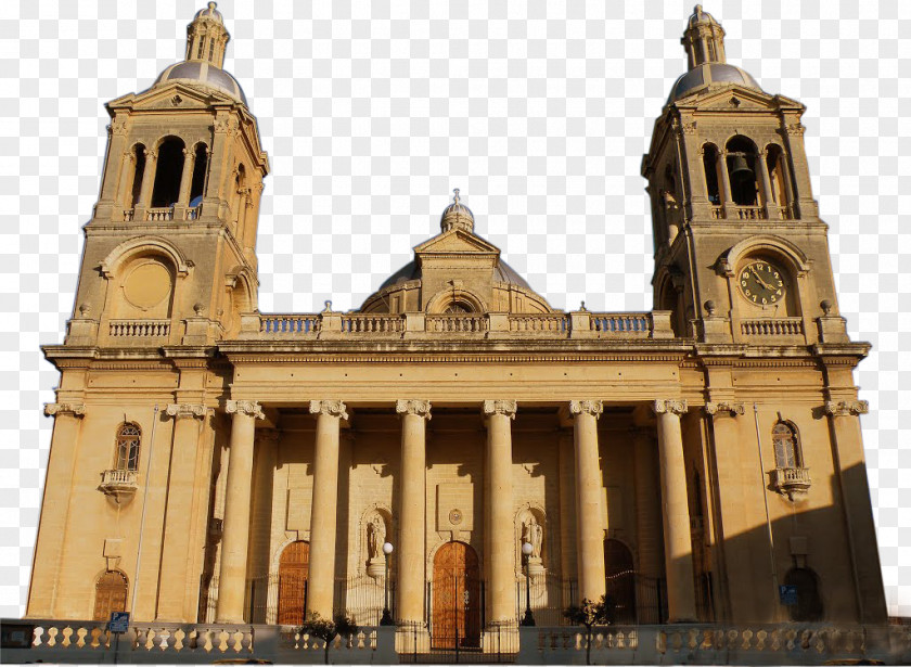 Cathedral Basilica Classical Architecture Facade Historic Site PNG