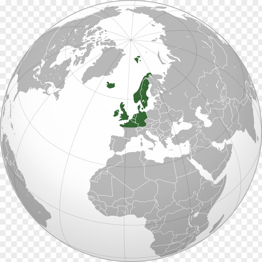 Map Northwestern Europe British Isles European Union Globe PNG
