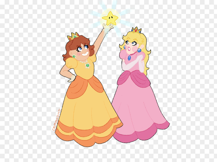 Mario Princess Daisy Peach Common Clip Art PNG