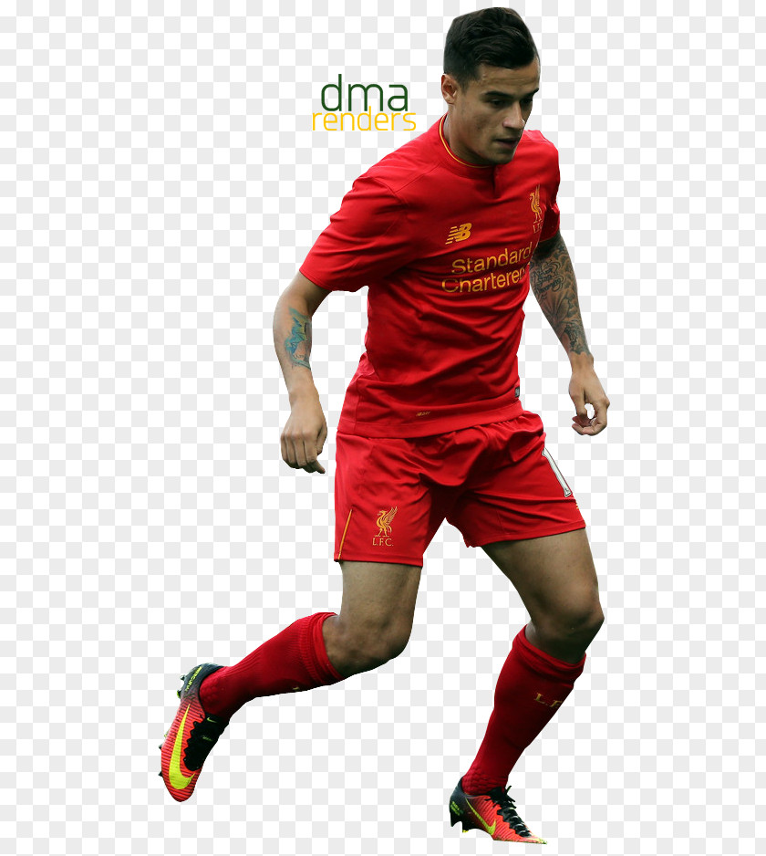 Philippe Coutinho Jersey Football Player PNG