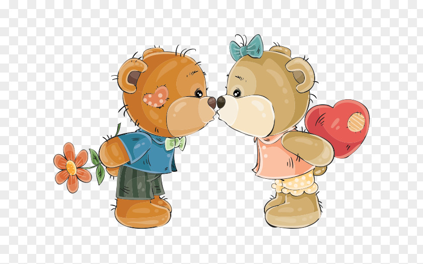 Teddy Bear Stock Photography Kiss PNG bear photography Kiss, clipart PNG