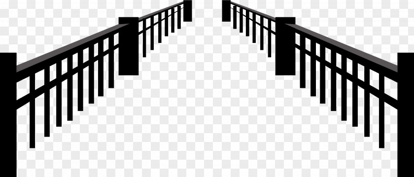 Vector Bridge Guardrail Baby Gate Fence Yard PNG