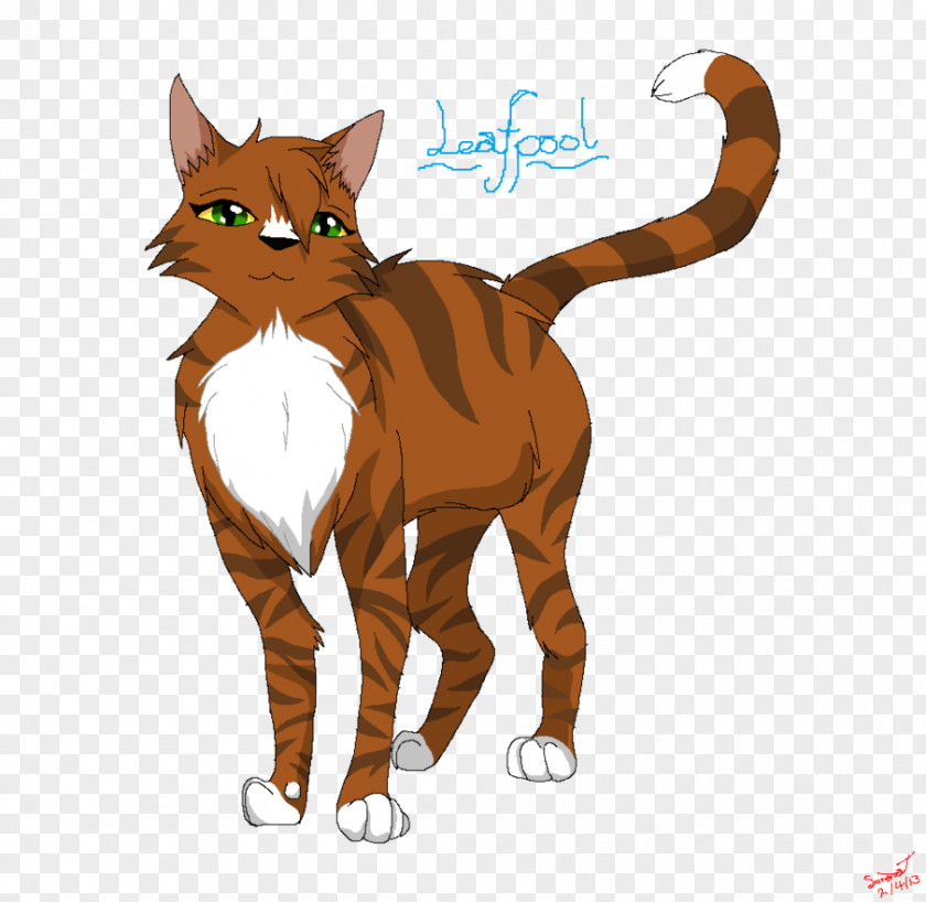Cute Illustration Design Cat Warriors Leafpool Oakheart PNG