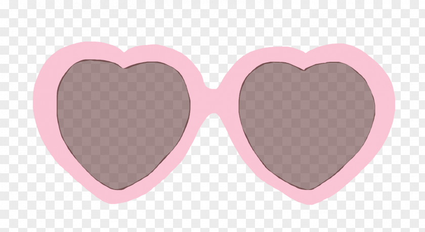 Pink Sticker Sunglasses Goggles PNG