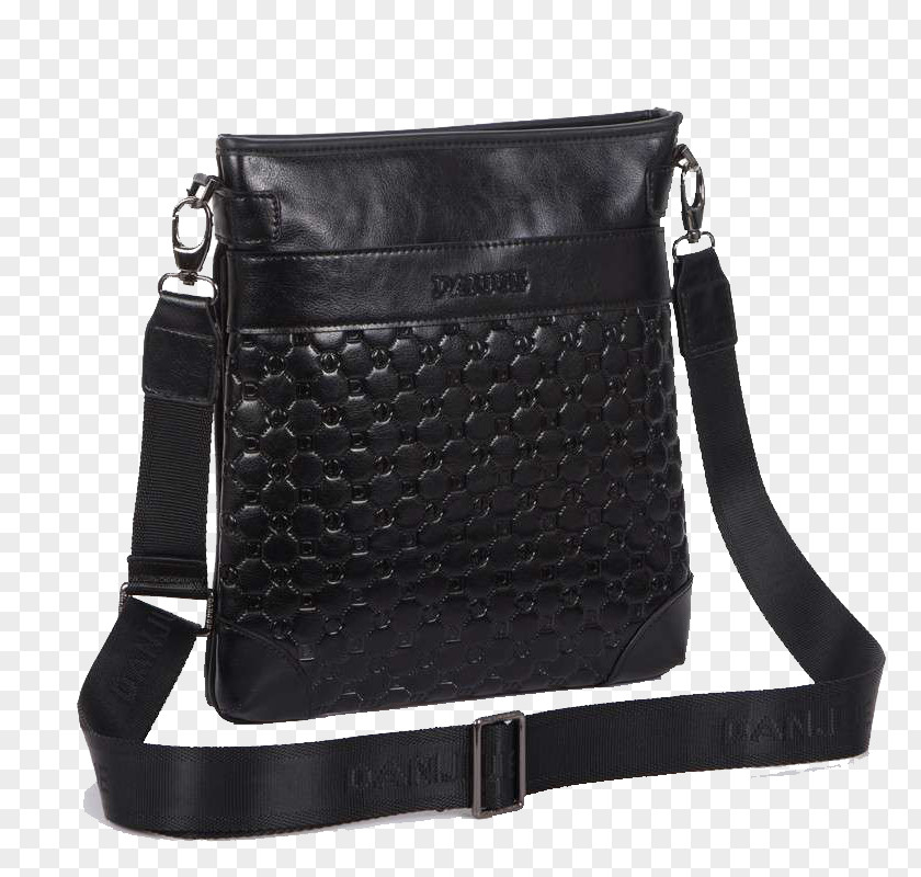 Simple Black Backpack Messenger Bags Handbag Shoulder PNG