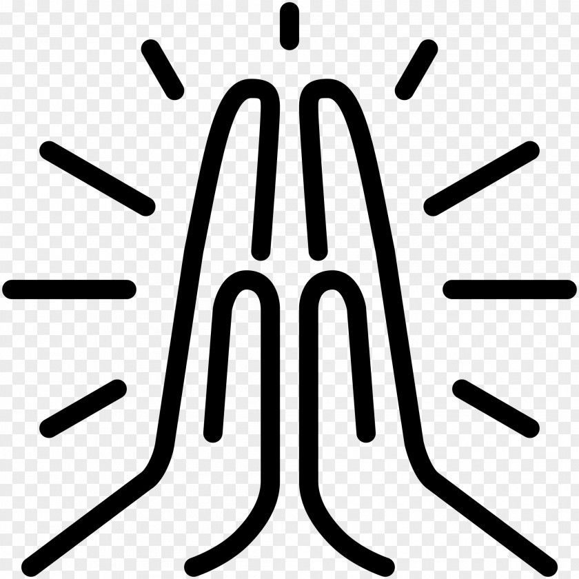 Symbol Logo Praying Hands Text PNG