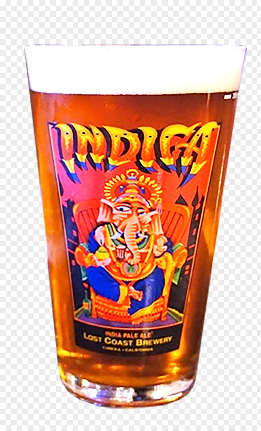 Beer Pint Glass India Pale Ale Lost Coast Brewery PNG