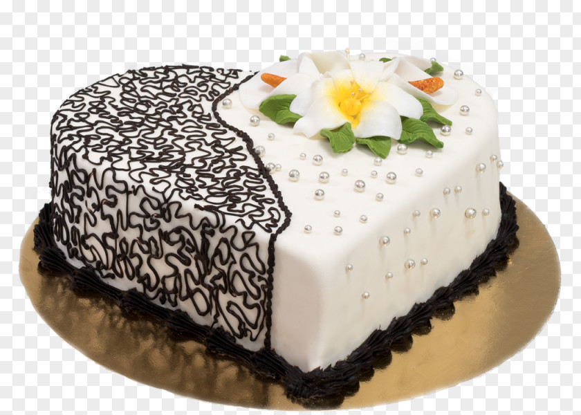 Chocolate Cake Buttercream Torte Marzipan Wedding PNG