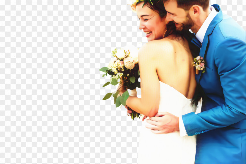 Plant Gown Bride And Groom PNG
