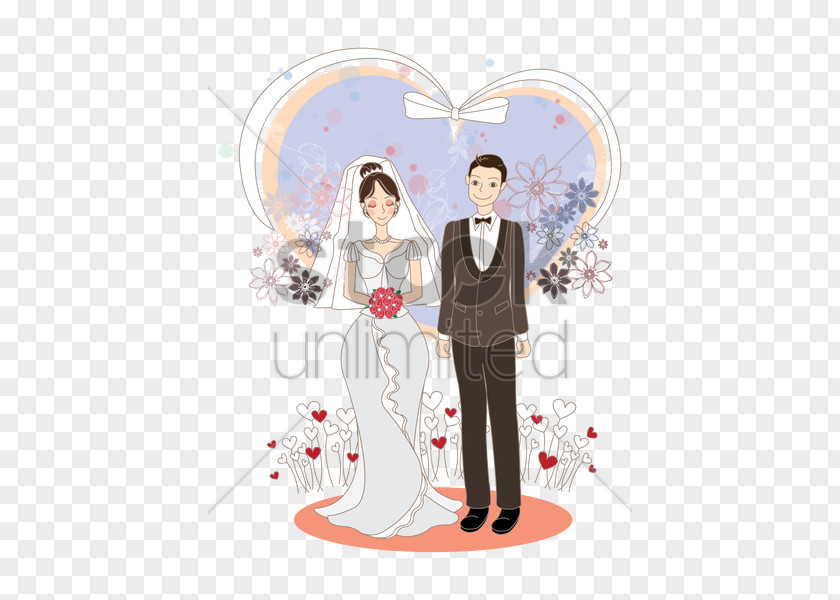 Wedding Cartoon Drawing PNG