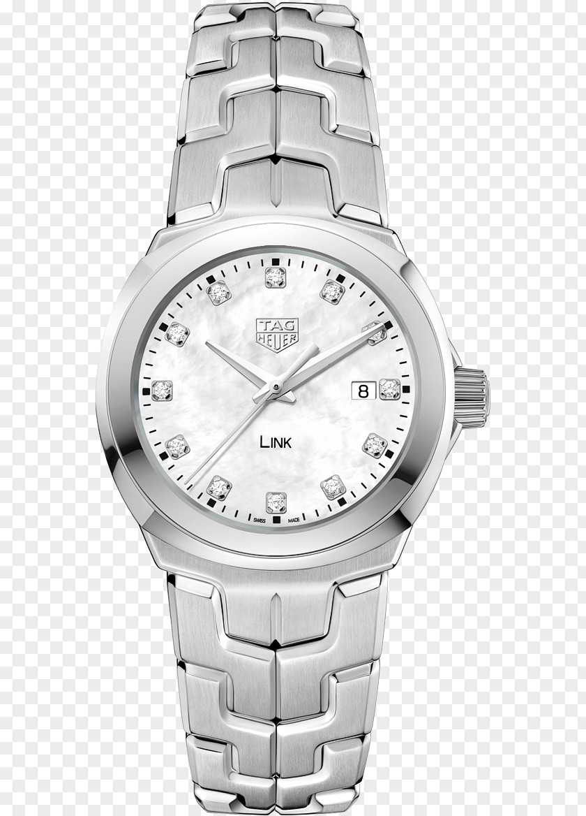 Ceramic Stone TAG Heuer Watch Quartz Clock Nacre Swiss Made PNG