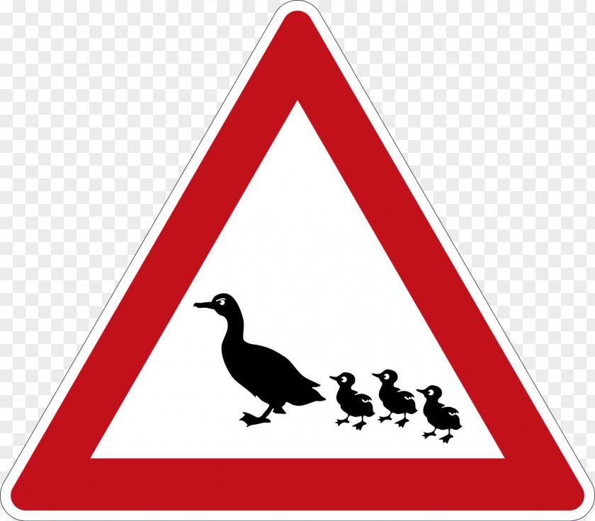 Ducking Sign Traffic Logo One-way PNG