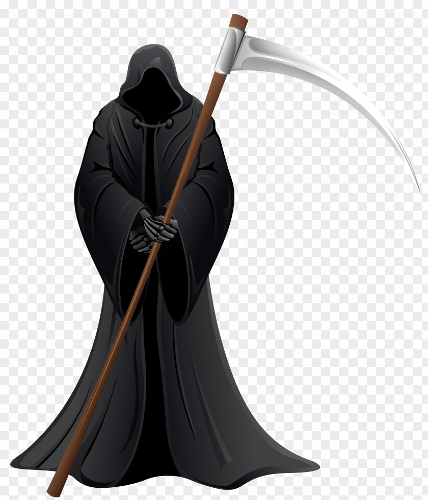 Grim Reaper Vector Clipart Illustration PNG