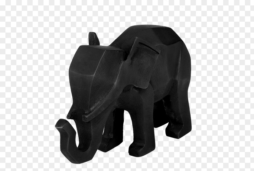 Indian Elephant African Patina Furniture PNG
