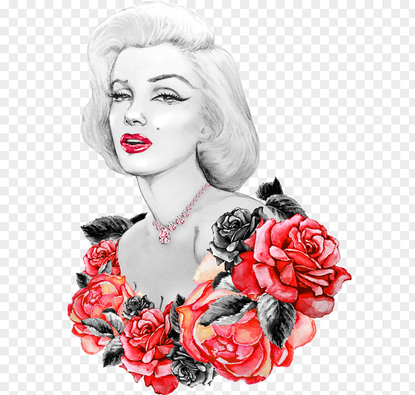 Marilyn Monroe Decoupage Paper Art PNG