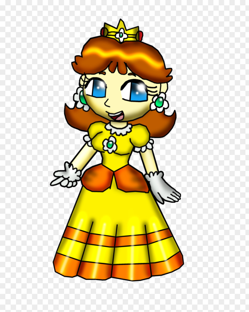 Princess Daisy Character Clip Art PNG