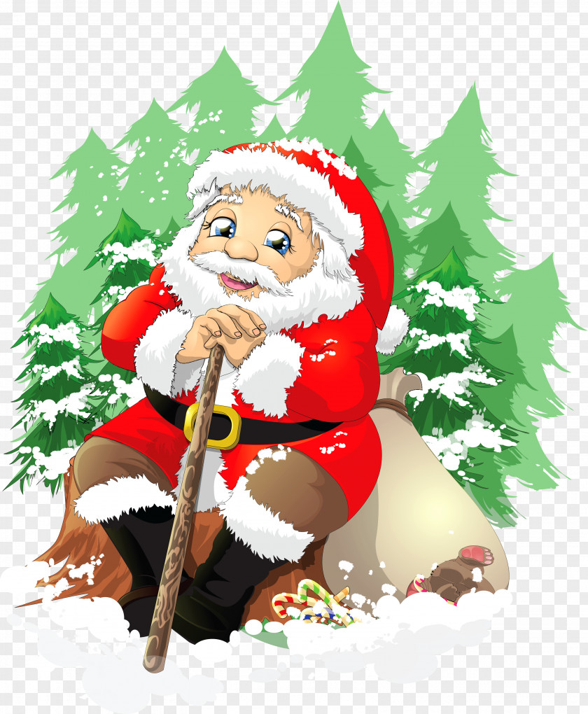 Santa Ded Moroz Claus Clip Art PNG
