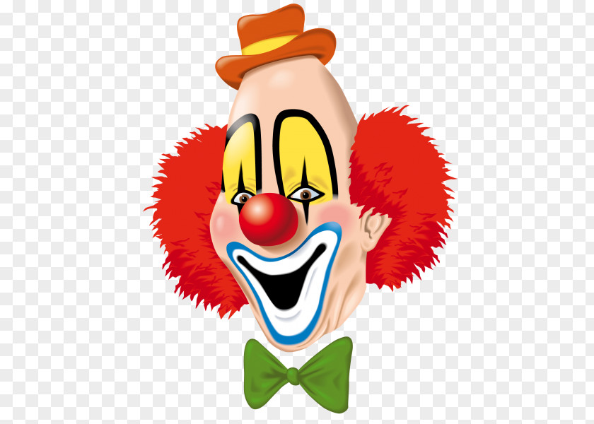 Clown Head Of A Pierrot Car Clip Art PNG