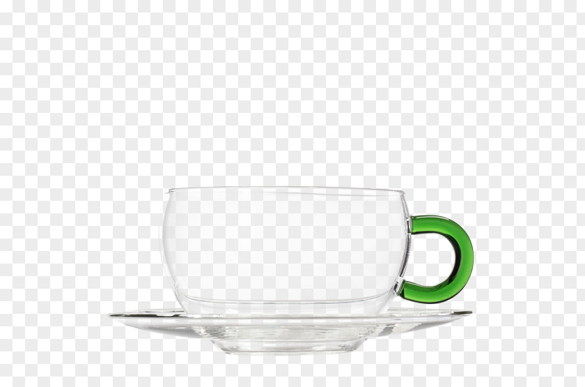 Glass Coffee Cup Saucer PNG