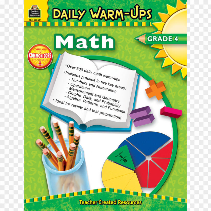Mathematics Daily Warm-Ups: Reading, Grade 4 Problem Solving Math Teacher Number PNG