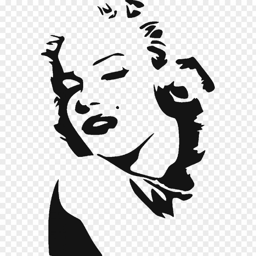 Personalized Car Stickers Marilyn Diptych Painting Pop Art Wall Decal PNG
