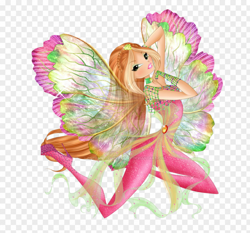 Season 6Winx Club Flora Bloom Roxy Tecna Winx PNG