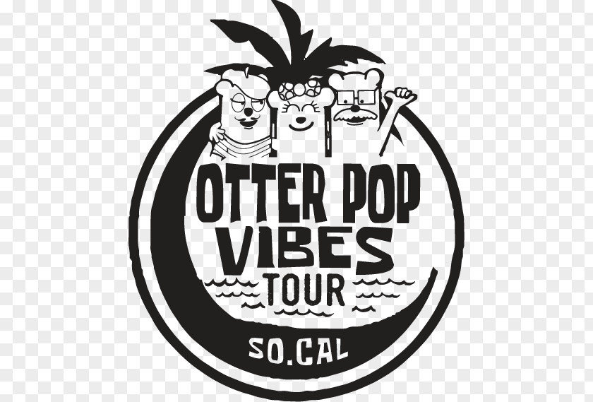 Otter Pops Logo Brand Font Concert Tour PNG