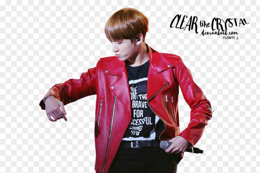 Wings BTS K-pop Spring Day Leather Jacket PNG