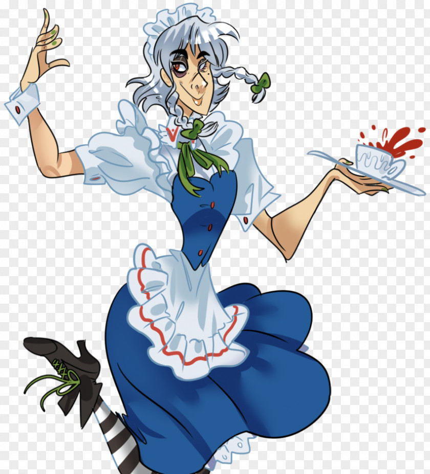 Knife Sakuya Izayoi DeviantArt Drawing Fan Art PNG