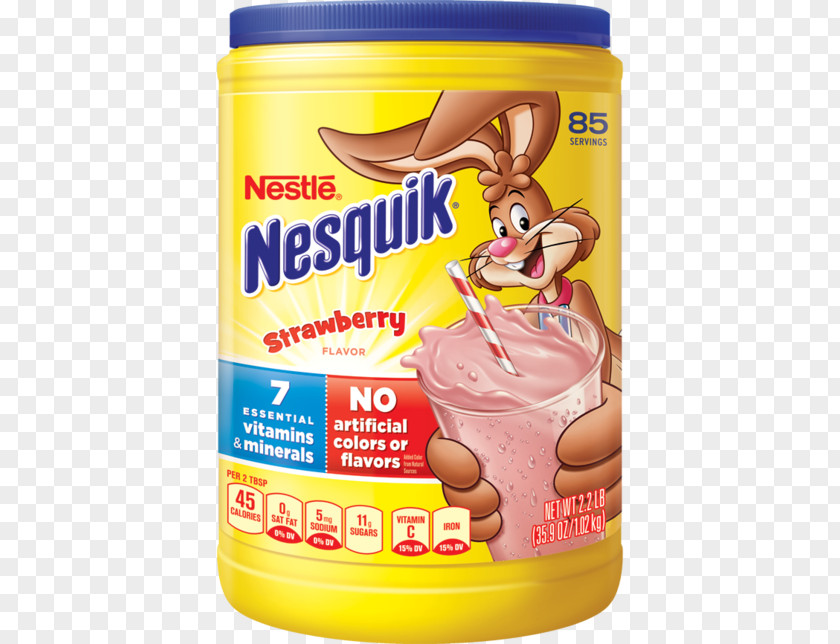 Milk Drink Mix Chocolate Nesquik Food PNG