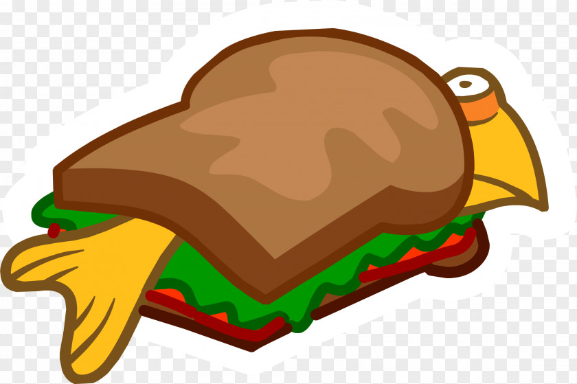 Pin Club Penguin Sandwich Hamburger Submarine Cheese PNG