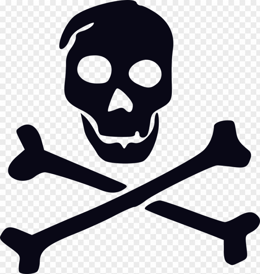 Pirate Jolly Roger Skull And Crossbones Clip Art Flag PNG