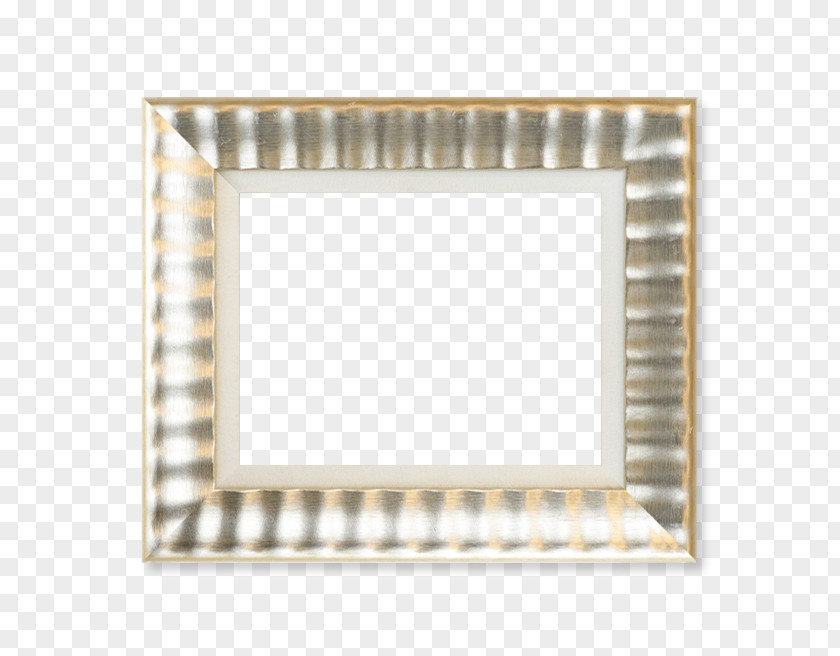 Silver Wave Picture Frames Rectangle Pattern PNG