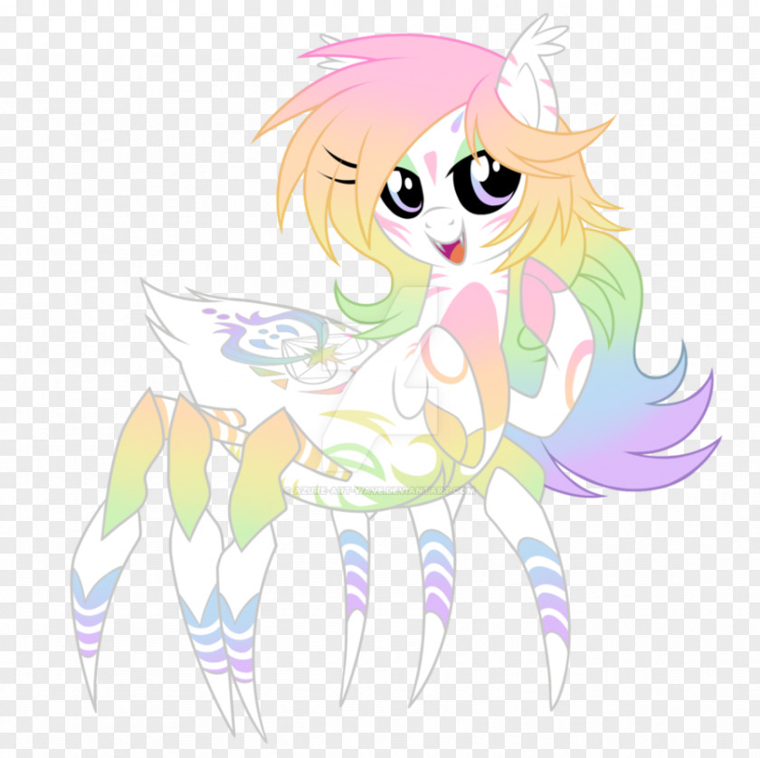 Heart Wave Pony Horse Fairy Clip Art PNG