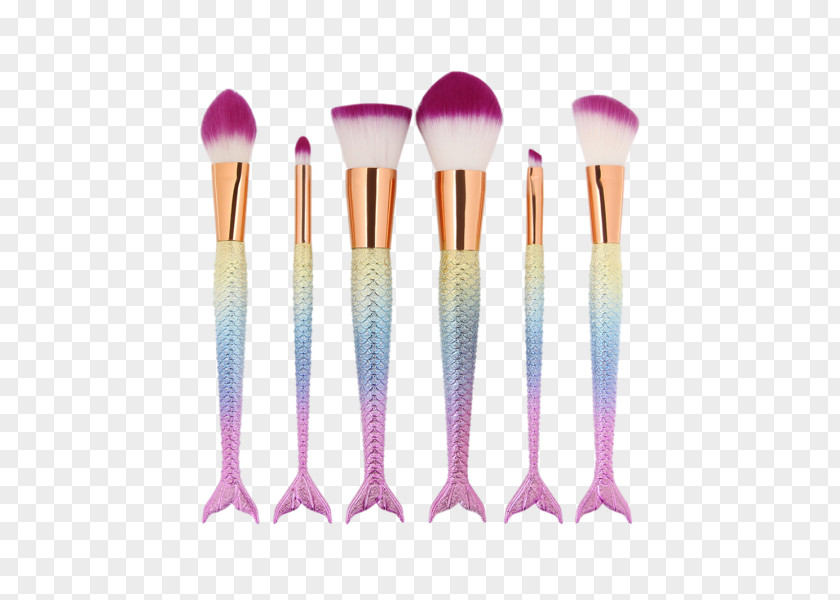 Mermaid Makeup Brush Cosmetics Make-up PNG