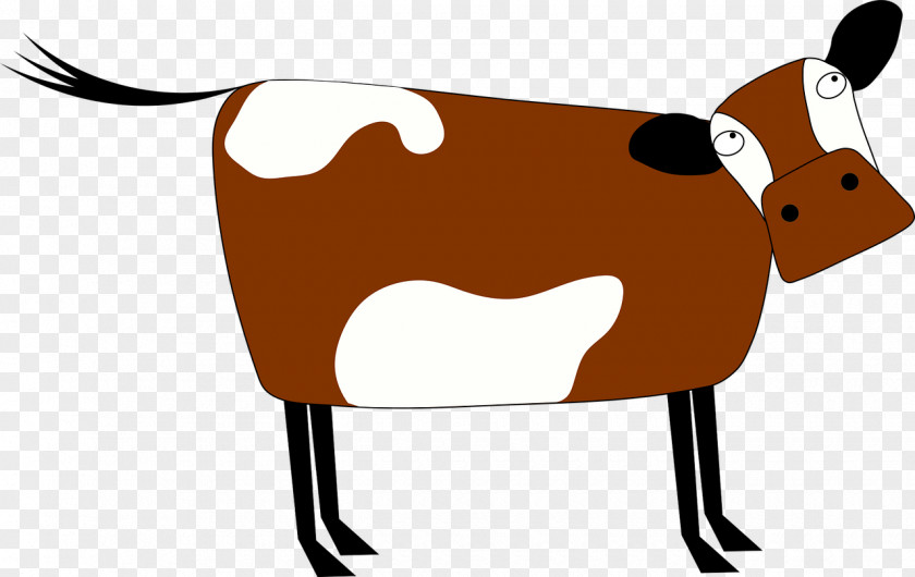 Milk Dairy Cattle Cartoon The Yellow Cow PNG