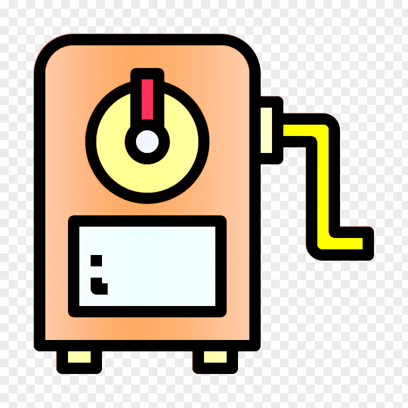 Pencil Icon Office Stationery Sharpener PNG