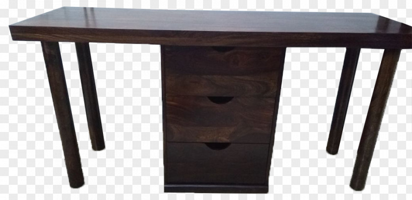 Wooden Raft Table Furniture Desk Drawer PNG
