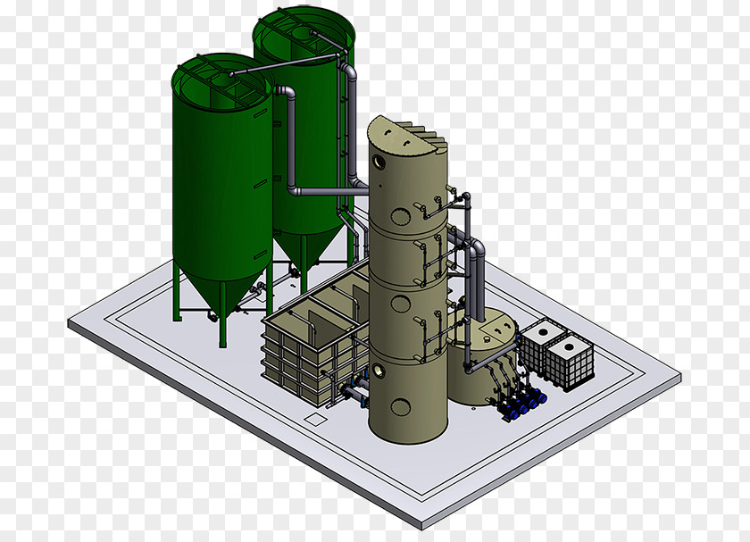 Airdep Hydrodesulfurization Biogas Flue-gas Desulfurization Scrubber PNG