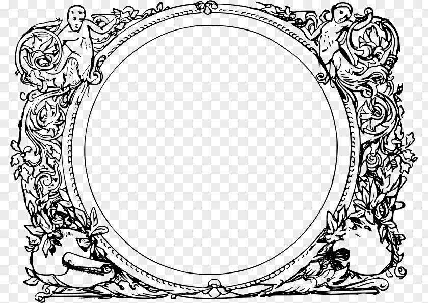 Ornate Vector Picture Frames Clip Art PNG