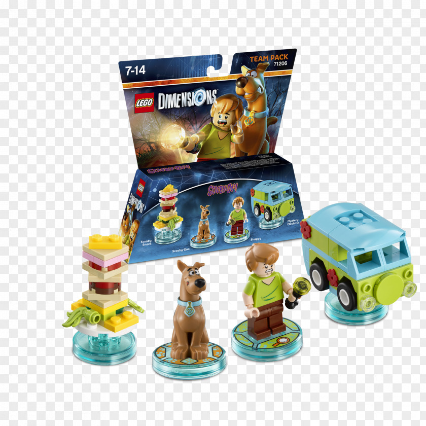 Toy Lego Dimensions Shaggy Rogers Scooby-Doo Worlds PNG