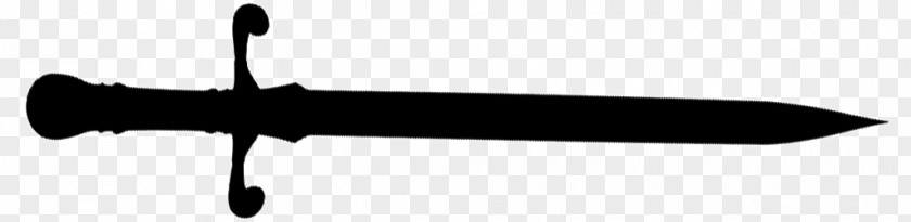 Weapon Black Ranged Line PNG