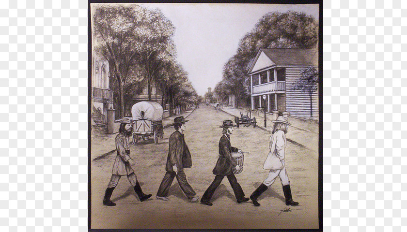 Abbey Road The Beatles Art Album PNG