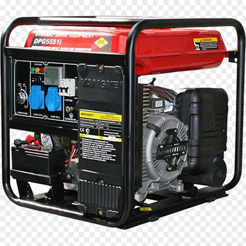 Electric Generator Engine-generator Petrol Engine Power Station Diesel PNG