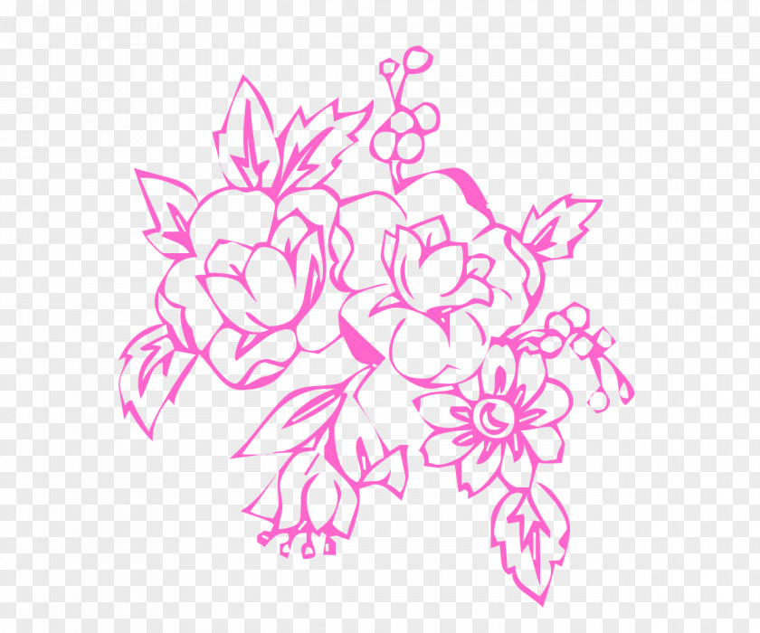 Pink Flower Transparent. PNG