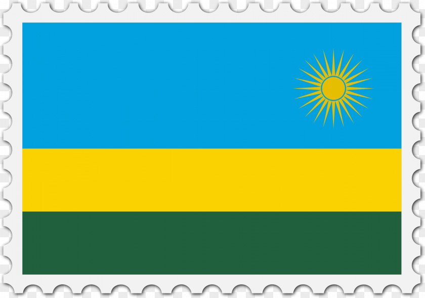 Stamps Clipart Flag Of Rwanda National Saint Vincent And The Grenadines PNG